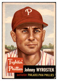 1953 Topps Baseball #079 Johnny Wyrostek Phillies VG-EX 515046