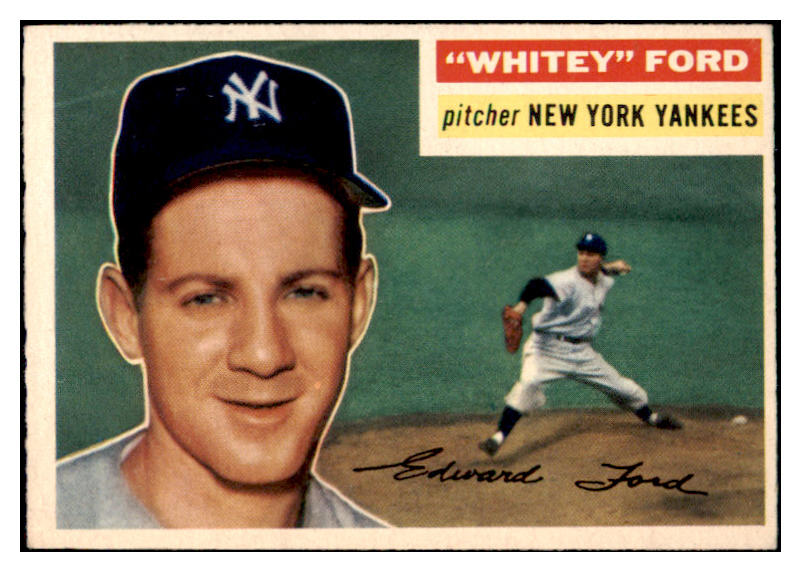 1956 Topps Baseball #240 Whitey Ford Yankees EX+/EX-MT 515054