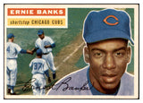 1956 Topps Baseball #015 Ernie Banks Cubs EX+/EX-MT White 515055