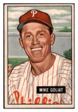 1951 Bowman Baseball #077 Mike Goliat Phillies EX 515097