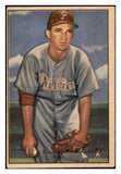 1952 Bowman Baseball #040 Bubba Church Phillies VG-EX 515111