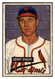 1951 Bowman Baseball #121 Gerry Staley Cardinals VG-EX 515129