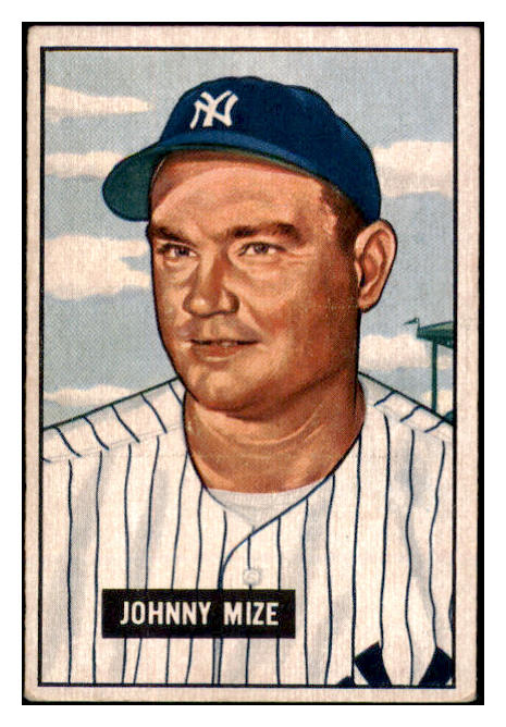 1951 Bowman Baseball #050 Johnny Mize Yankees VG-EX 515141