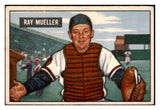 1951 Bowman Baseball #313 Ray Mueller Braves VG-EX 515146