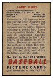 1951 Bowman Baseball #151 Larry Doby Indians EX 515164