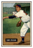 1951 Bowman Baseball #114 Sam Zoldak A's EX 515170