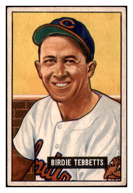 1951 Bowman Baseball #257 Birdie Tebbetts Indians EX 515174