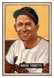 1951 Bowman Baseball #257 Birdie Tebbetts Indians EX 515174