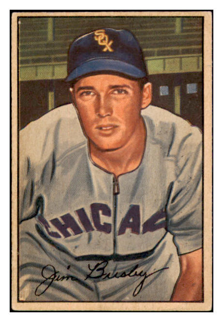 1952 Bowman Baseball #068 Jim Busby White Sox EX 515185