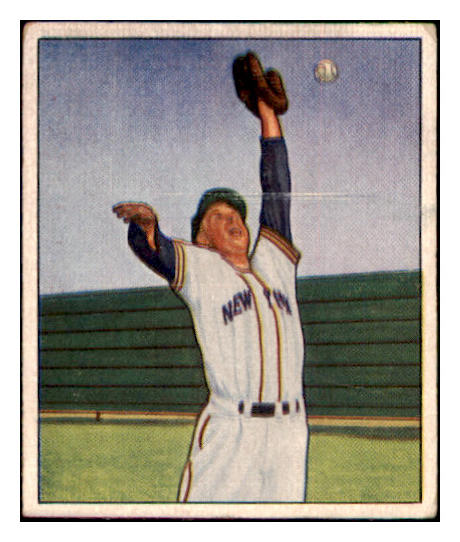 1950 Bowman Baseball #082 Whitey Lockman Giants VG-EX 515193