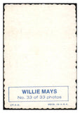 1969 Topps Baseball Deckle Edge #033 Willie Mays Giants EX-MT 515214