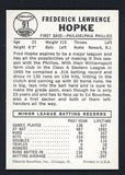 1960 Leaf Baseball #091 Fred Hopke Phillies EX-MT 515219