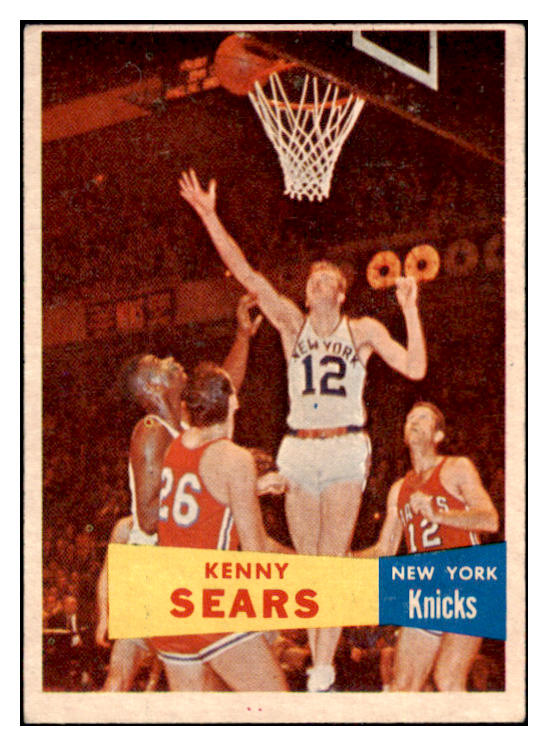 1957-58 Topps Basketball #007 Kenny Sears Knicks VG-EX 515237