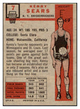 1957-58 Topps Basketball #007 Kenny Sears Knicks VG-EX 515237