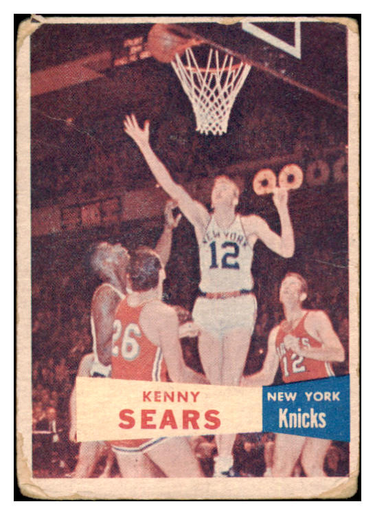 1957-58 Topps Basketball #007 Kenny Sears Knicks FR-GD 515238