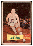 1957-58 Topps Basketball #010 Paul Arizin Warriors GD-VG 515239