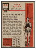 1957-58 Topps Basketball #014 Dick Atha Pistons EX 515241