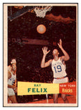 1957-58 Topps Basketball #035 Ray Felix Knicks EX+/EX-MT 515257