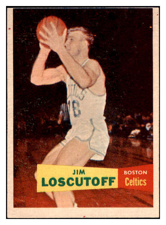 1957-58 Topps Basketball #039 Jim Loscutoff Celtics VG-EX 515259