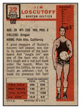 1957-58 Topps Basketball #039 Jim Loscutoff Celtics VG-EX 515259