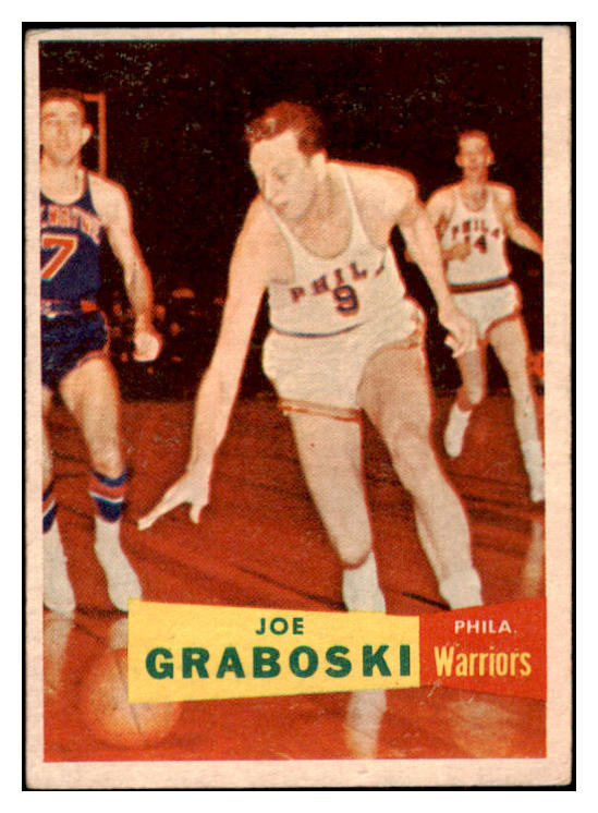 1957-58 Topps Basketball #041 Joe Graboski Warriors VG-EX 515260