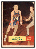 1957-58 Topps Basketball #050 Richie Regan Royals Good 515267