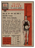 1957-58 Topps Basketball #051 Frank Selvy Hawks EX-MT 515268