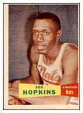 1957-58 Topps Basketball #053 Bob Hopkins Nationals GD-VG 515270