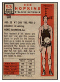 1957-58 Topps Basketball #053 Bob Hopkins Nationals GD-VG 515270