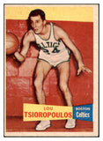 1957-58 Topps Basketball #057 Lou Tsioropoulos Celtics EX+/EX-MT 515272