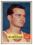 1957-58 Topps Basketball #066 Jack McMahon Hawks VG-EX 515278