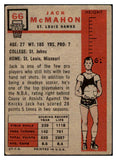 1957-58 Topps Basketball #066 Jack McMahon Hawks VG-EX 515278