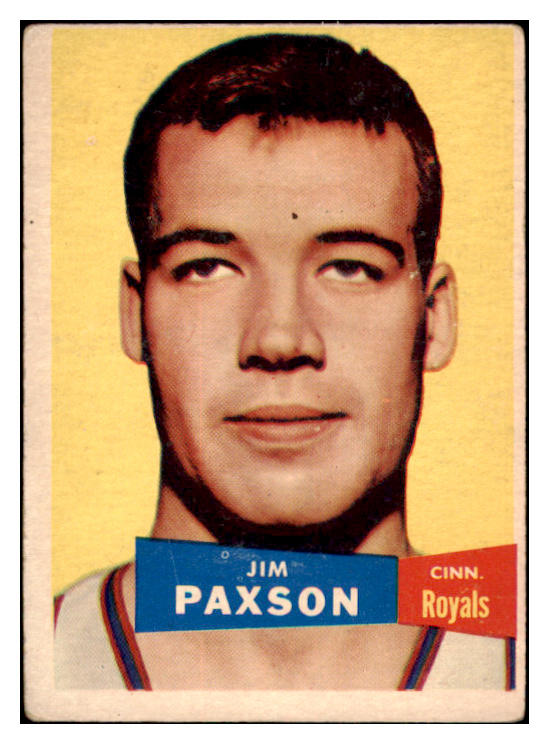 1957-58 Topps Basketball #073 Jim Paxson Royals VG 515284