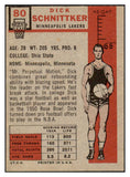 1957-58 Topps Basketball #080 Dick Schnittker Lakers EX 515289