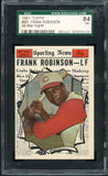 1961 Topps Baseball #581 Frank Robinson A.S. Reds SGC 7 NM 515302