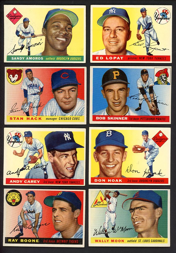 1955 Topps Set Lot 48 Diff EX Amoros Lopat Hack 515340