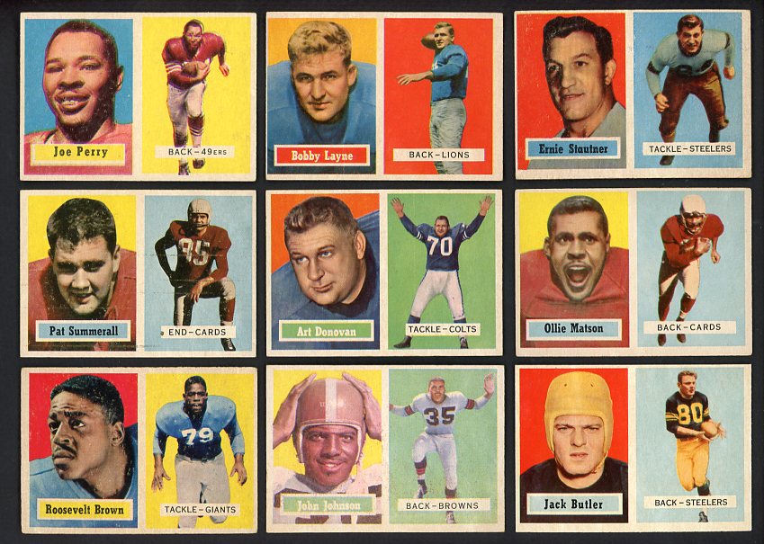 1957 Topps Set Lot 29 Diff VG-EX/EX Matson Layne Perry 515358