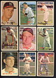 1957 Topps Set Lot 54 Diff Lower Grade Kaline Campanella 515400