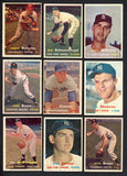 1957 Topps Set Lot 200 Diff VG-EX/EX Roberts Larsen Wilhelm 515401