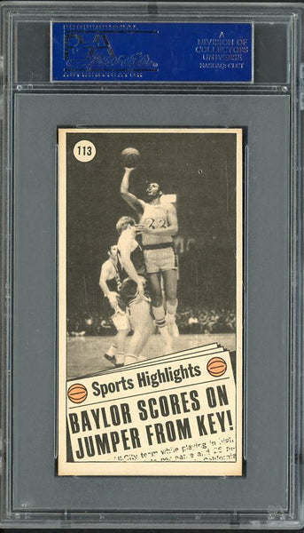 1970 Topps Basketball #113 Elgin Baylor A.S. Lakers PSA 6 EX-MT 515429