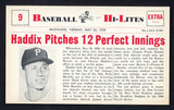 1960 Nu Card Hi Lites #009 Harvey Haddix Pirates NR-MT 515438