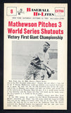 1960 Nu Card Hi Lites #008 Christy Mathewson Giants NR-MT 515440