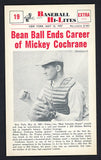 1960 Nu Card Hi Lites #019 Mickey Cochrane Tigers NR-MT 515447