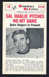 1960 Nu Card Hi Lites #070 Sal Maglie Dodgers NR-MT 515487