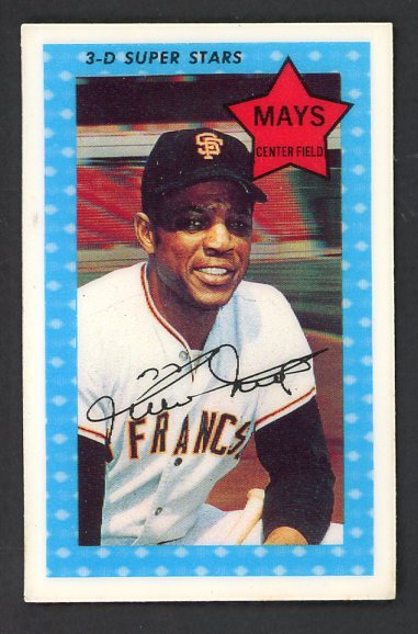 1971 Kelloggs Baseball #010 Willie Mays Giants NR-MT 515499