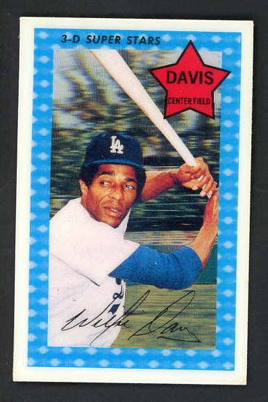 1971 Kelloggs Baseball #016 Willie Davis Dodgers NR-MT RBI 620 515505