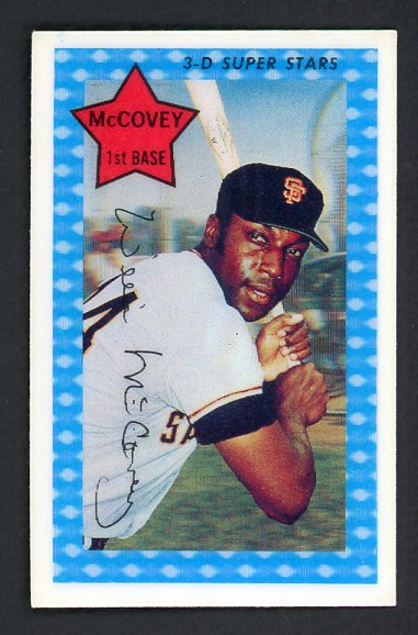 1971 Kelloggs Baseball #033 Willie McCovey Giants EX minor crack Hits 1399 515522