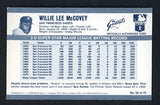 1971 Kelloggs Baseball #033 Willie McCovey Giants EX minor crack Hits 1399 515522