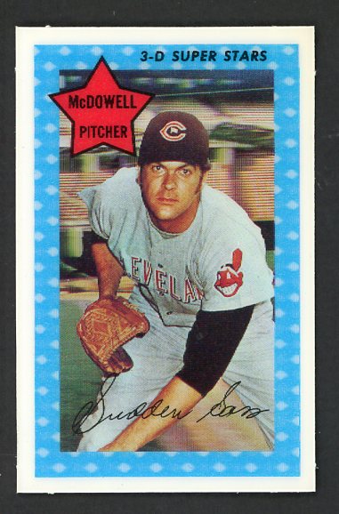 1971 Kelloggs Baseball #037 Sam McDowell Indians NR-MT SO 1966 515526