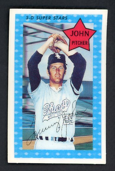 1971 Kelloggs Baseball #074 Tommy John White Sox NR-MT 515558